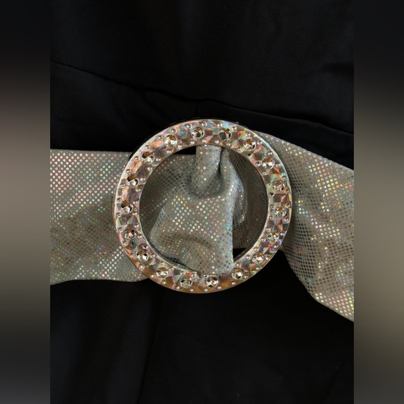 👽WEISSMAN Dance Costume Space Halloween Cosmic Future Metallic One Piece - Picture 5 of 6